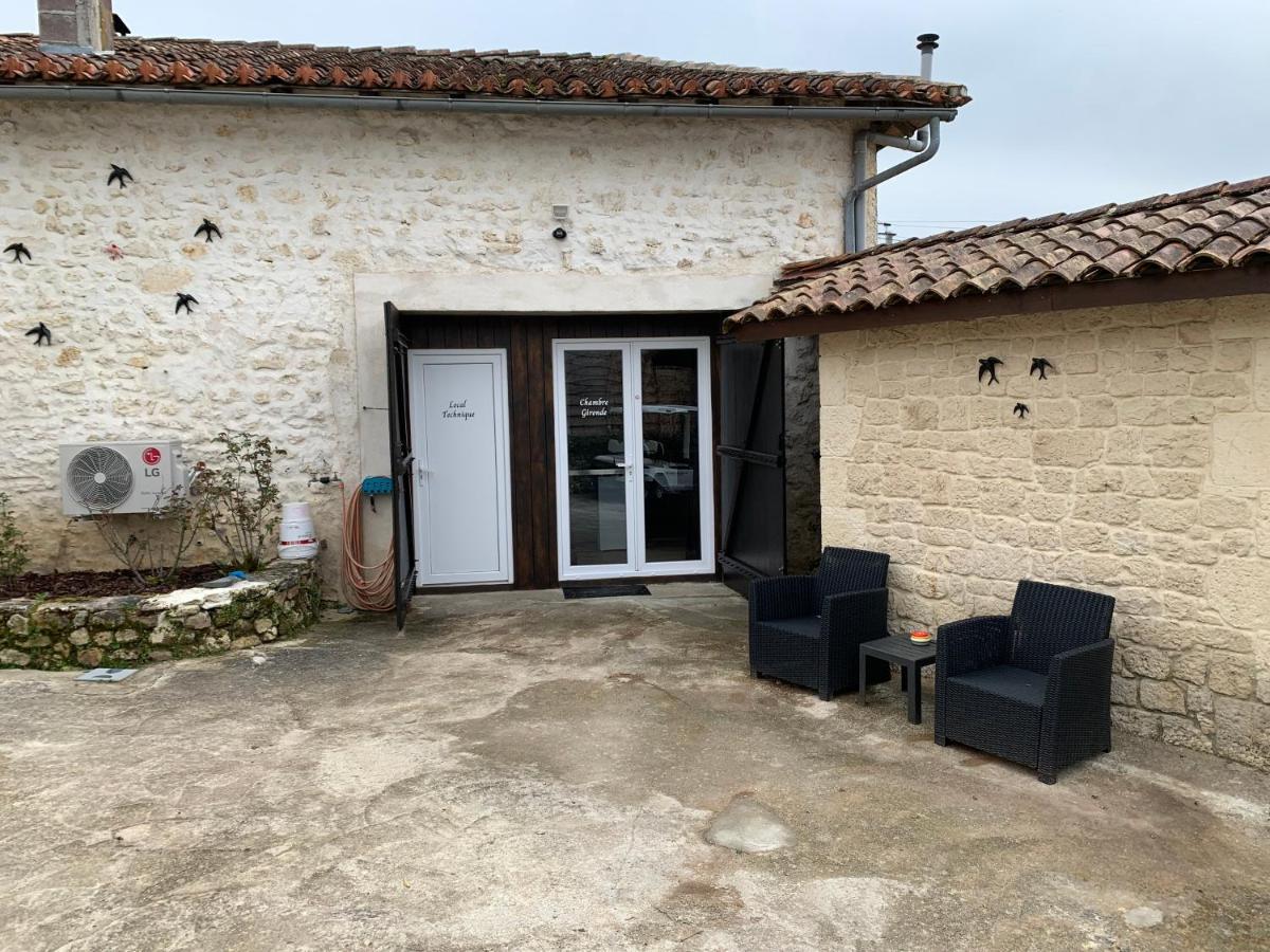 Chambre D'Hotes Naturiste Le Jardin Des Hirondelles Blanzaguet-Saint-Cybard Exteriör bild
